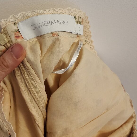 Zimmermann Freja Flutter Skirt Size 0 XS b201 - Picture 10 of 12